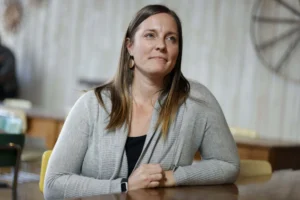 Rachel LaCasse-Ford, a mother of two, is pictured at Sunn Cafe in Mount Horeb. Her family is among thousands in Wisconsin that may face higher health insurance premiums if Congress does not extend subsidies for plans bought through the Affordable Care Act marketplace.