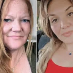 Kelli Austin (left) from Portland, Maine, and Lauren (right) from Syracuse, New York, fear their families will go hungry from tomorrow as SNAP benefits end.