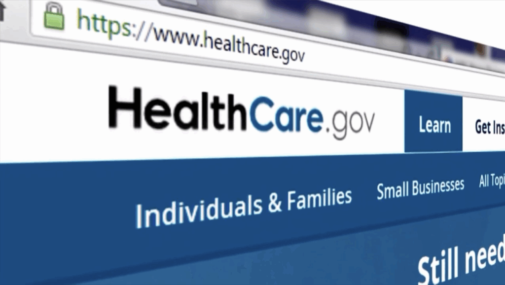 healthcare.gov website homepage