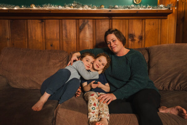 Buckfield resident Kasey McBlais, a single mother of two, is one of thousands of Mainers seeing disruptions in their federal food assistance. (Photo courtesy of Kasey McBlais)