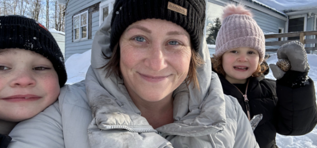 Kasey McBlaise and her children